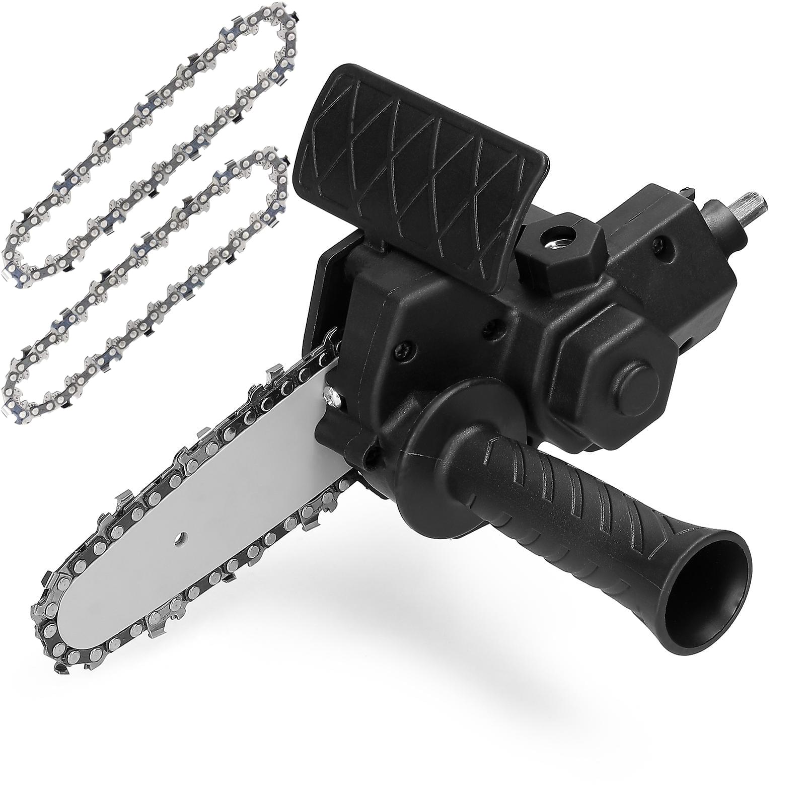 Adaptor tip minifierastrau electric,  drujba pentru bormasina, multifunctional, portabil, cu 2 lanturi 10cm, Onuvio® 