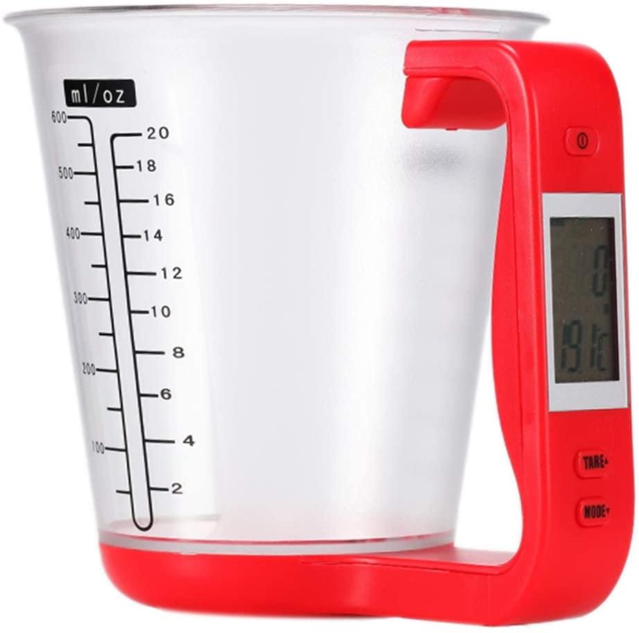 Cana gradata cu masurare automata 4 in 1, onuvio™ - rosu
