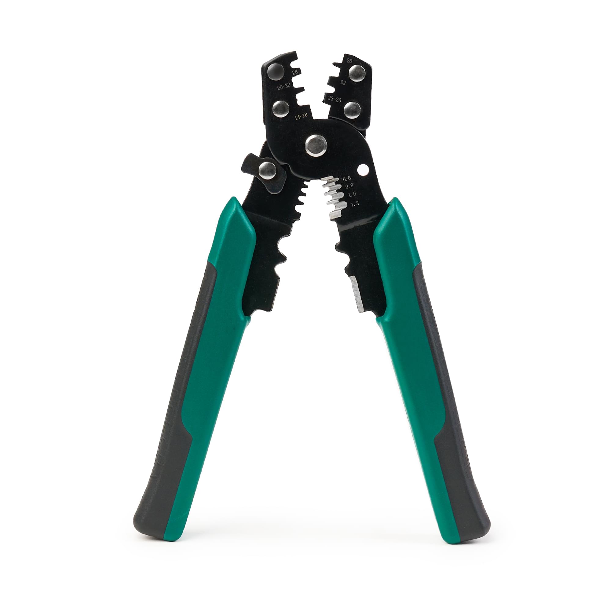 Cleste de sertizat, dezizolat si taiat onuvio®, cu set 260 accesorii capete terminale tip c45 pentru lucrari electrice