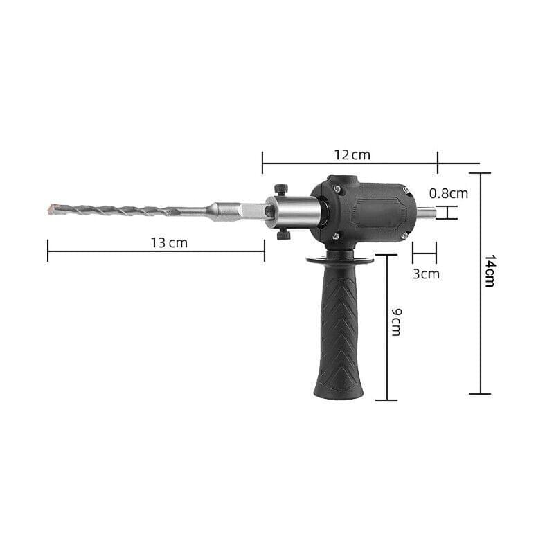 Adaptor de percutie universal pentru bormasina electrica sau cu acumulator, spiral sds inclus 6mm, onuvio®