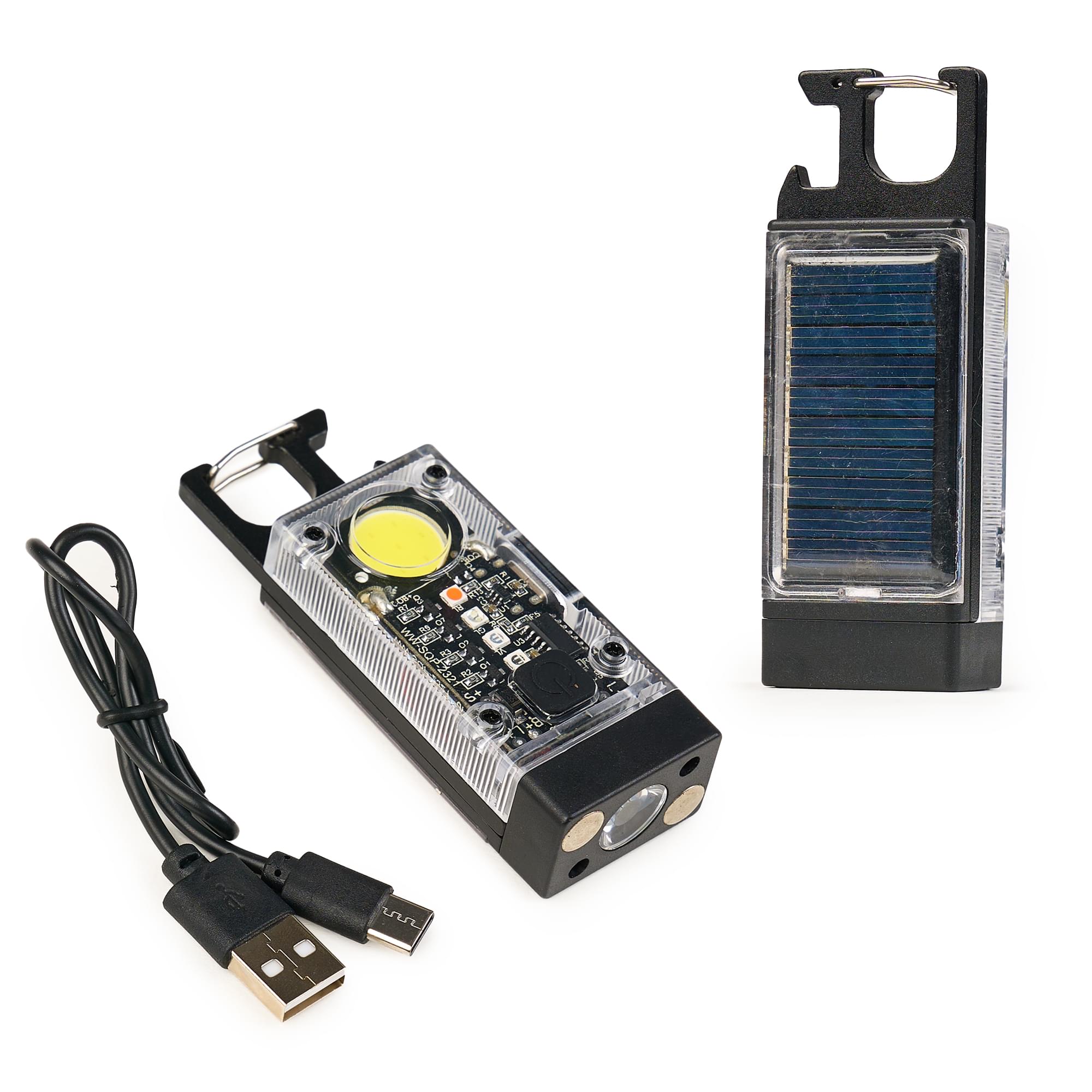 Lampa multifunctionala portabila, sursă de lumină dublă, lumina uv, reîncărcabilă, alimentată cu energie solară, bază magnetică, onuvio®