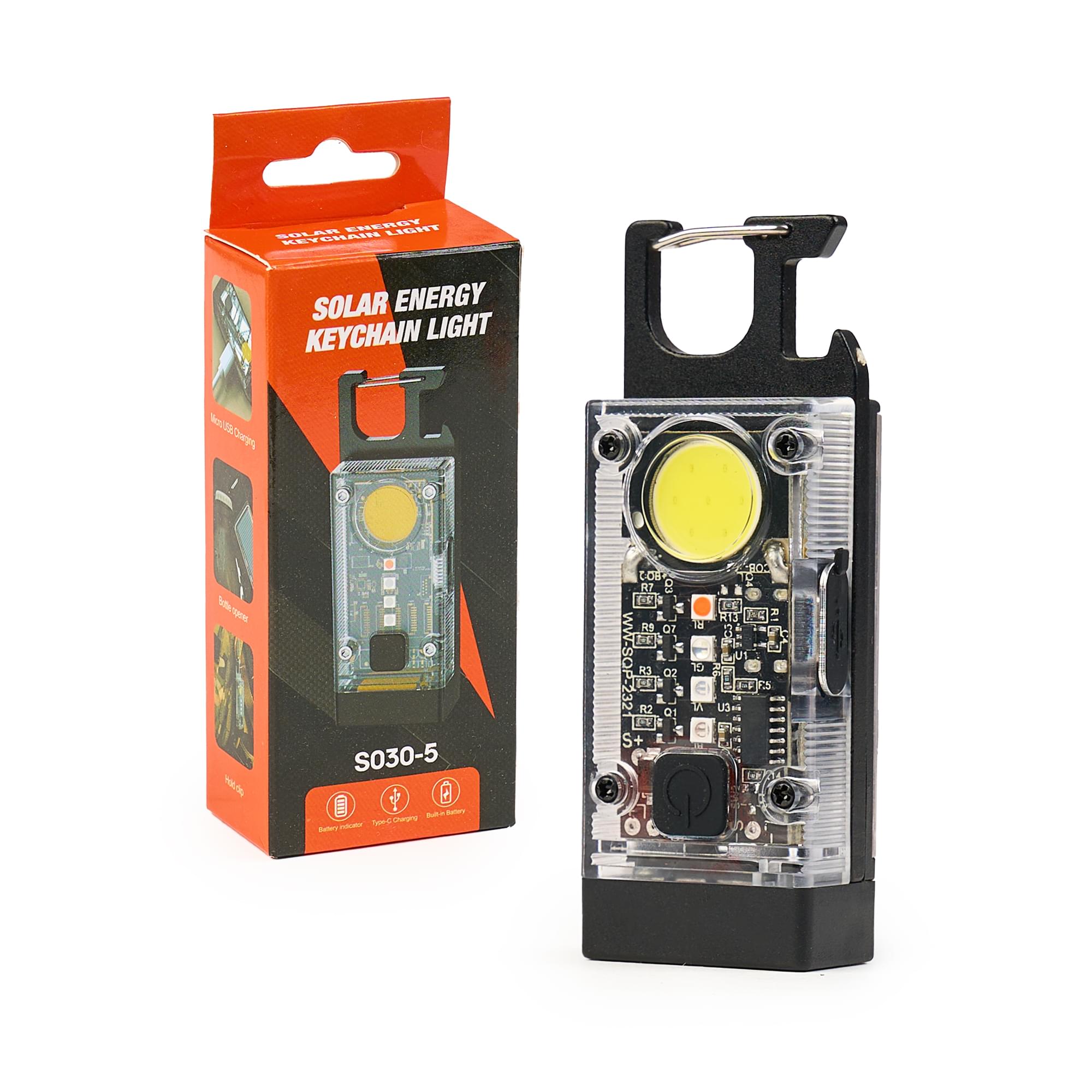 Lampa multifunctionala portabila, sursă de lumină dublă, lumina uv, reîncărcabilă, alimentată cu energie solară, bază magnetică, onuvio®