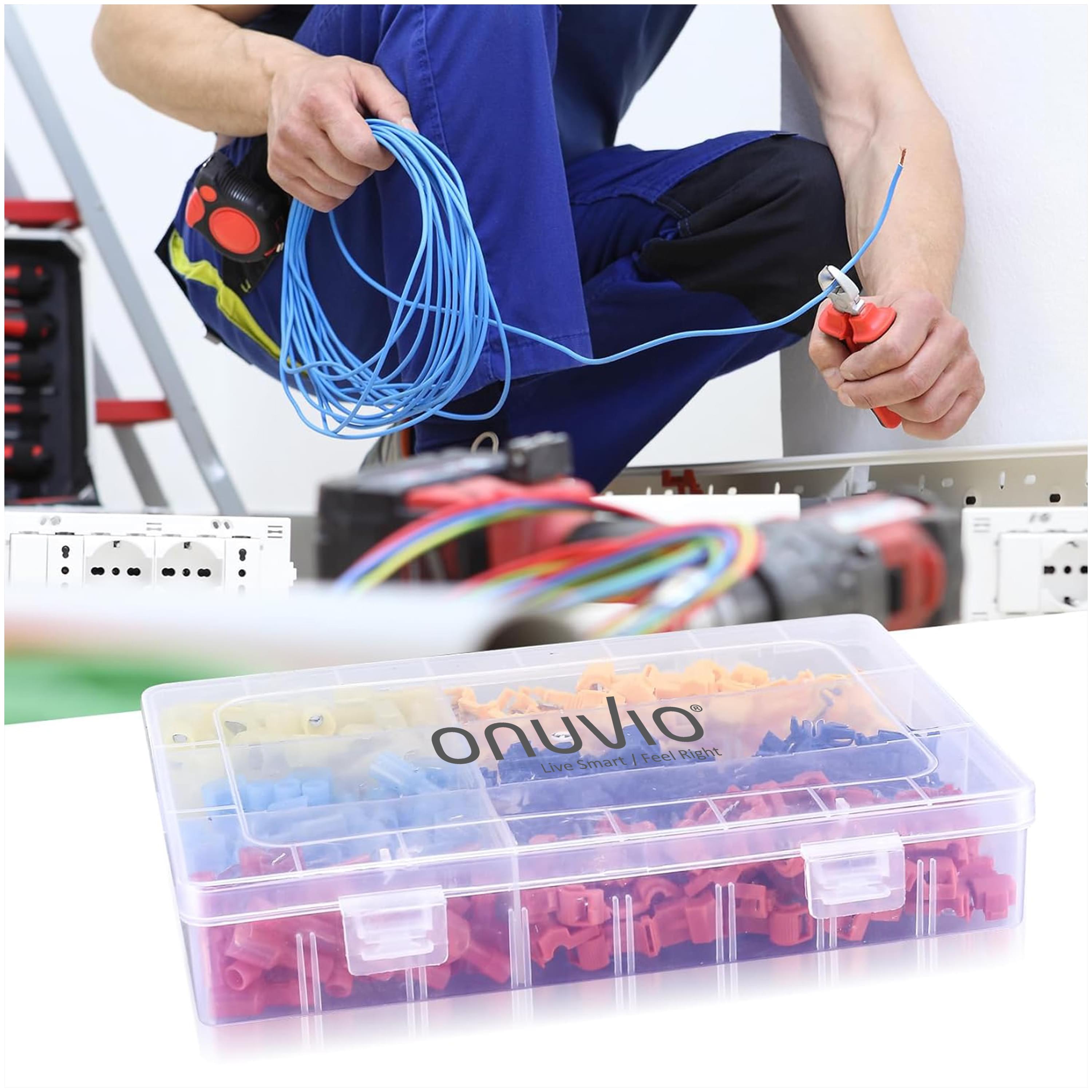 Set conectori tip t pe cablu 240 bucati,  conectare rapida fara taierea firelor originale, ideal pentru auto-moto, ambarcatiuni, proiecte diy - onuvio®