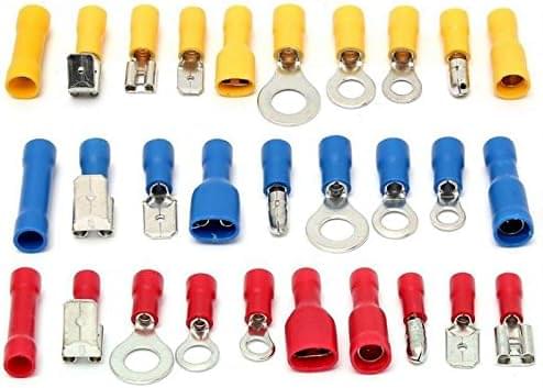 Set 480 bucati conectori electrici izolati onuvio®, compatibili cleste sertizare, diferite modele tip mama-tata, cutie compartimentata, ideal pentru auto, ambarcatiuni, electronice, proiecte diy