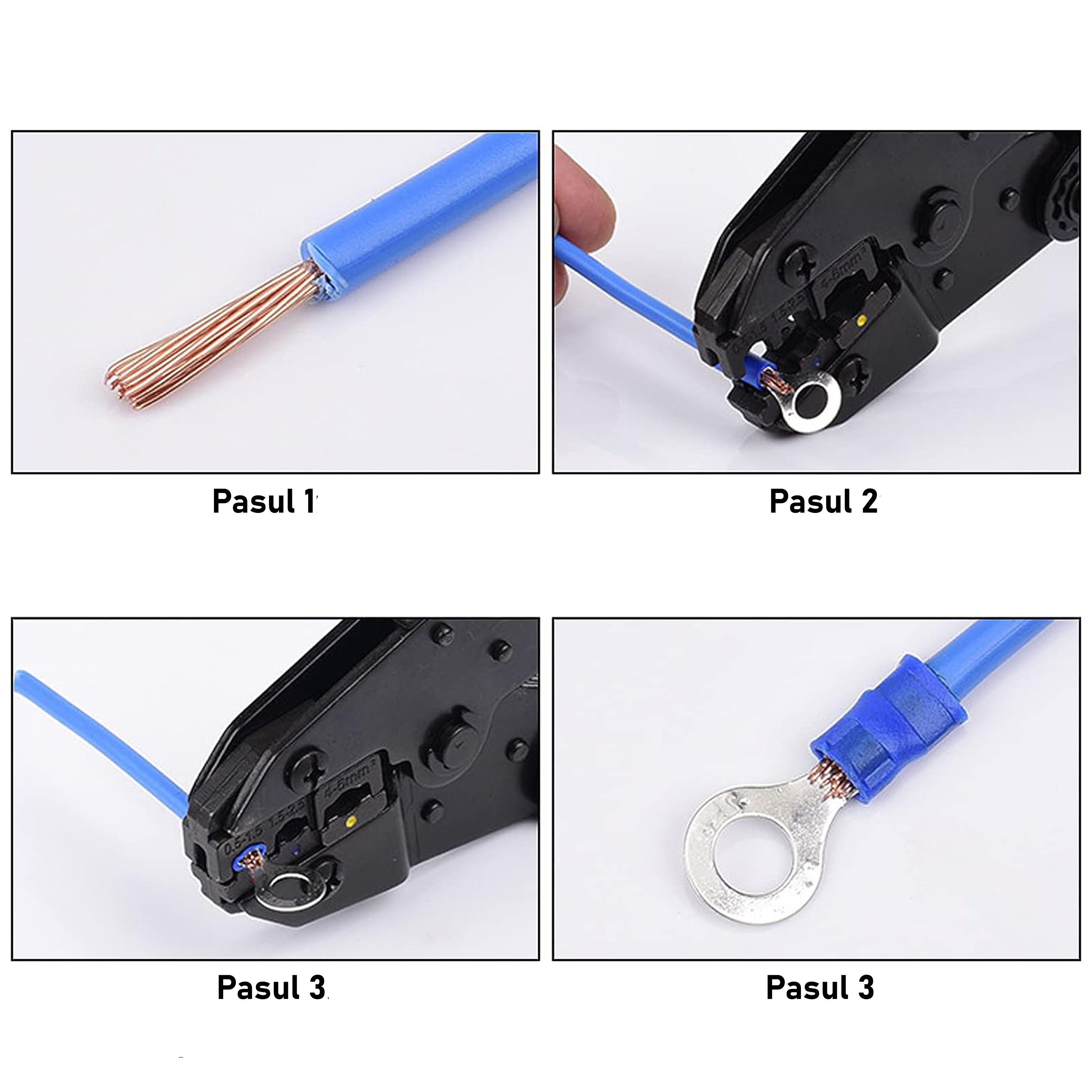 Set 480 bucati conectori electrici izolati onuvio®, compatibili cleste sertizare, diferite modele tip mama-tata, cutie compartimentata, ideal pentru auto, ambarcatiuni, electronice, proiecte diy