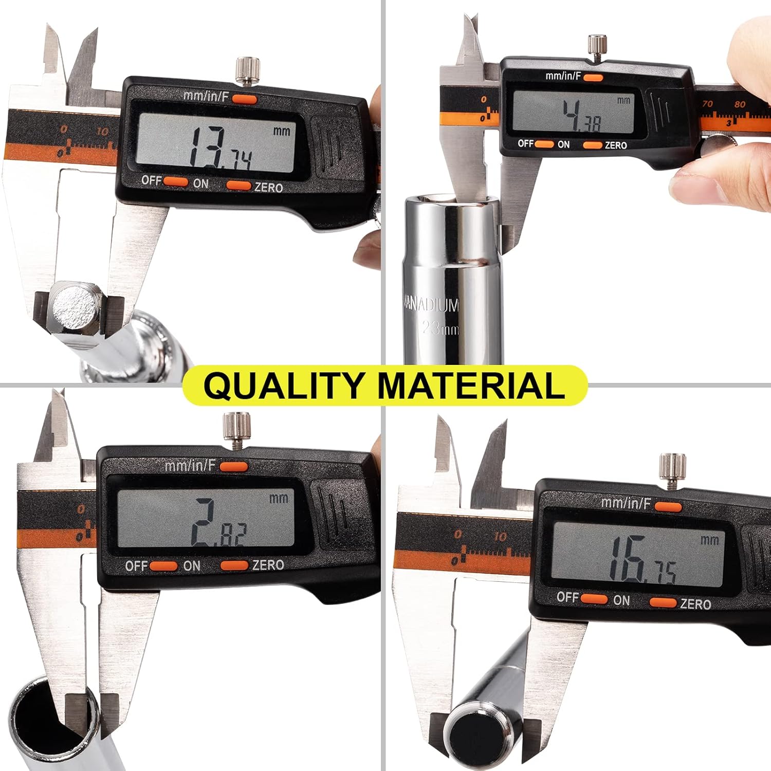 Coarba / cheie de roti universala onuvio cu set de tubulare si cutie transport pentru piulite de anvelope cu dimensiuni de 17/19 mm si 21/23 mm, parghie lunga, rezistenta si retractabila, ideala pentru inlocuirea anvelopelor la auto, furgonete