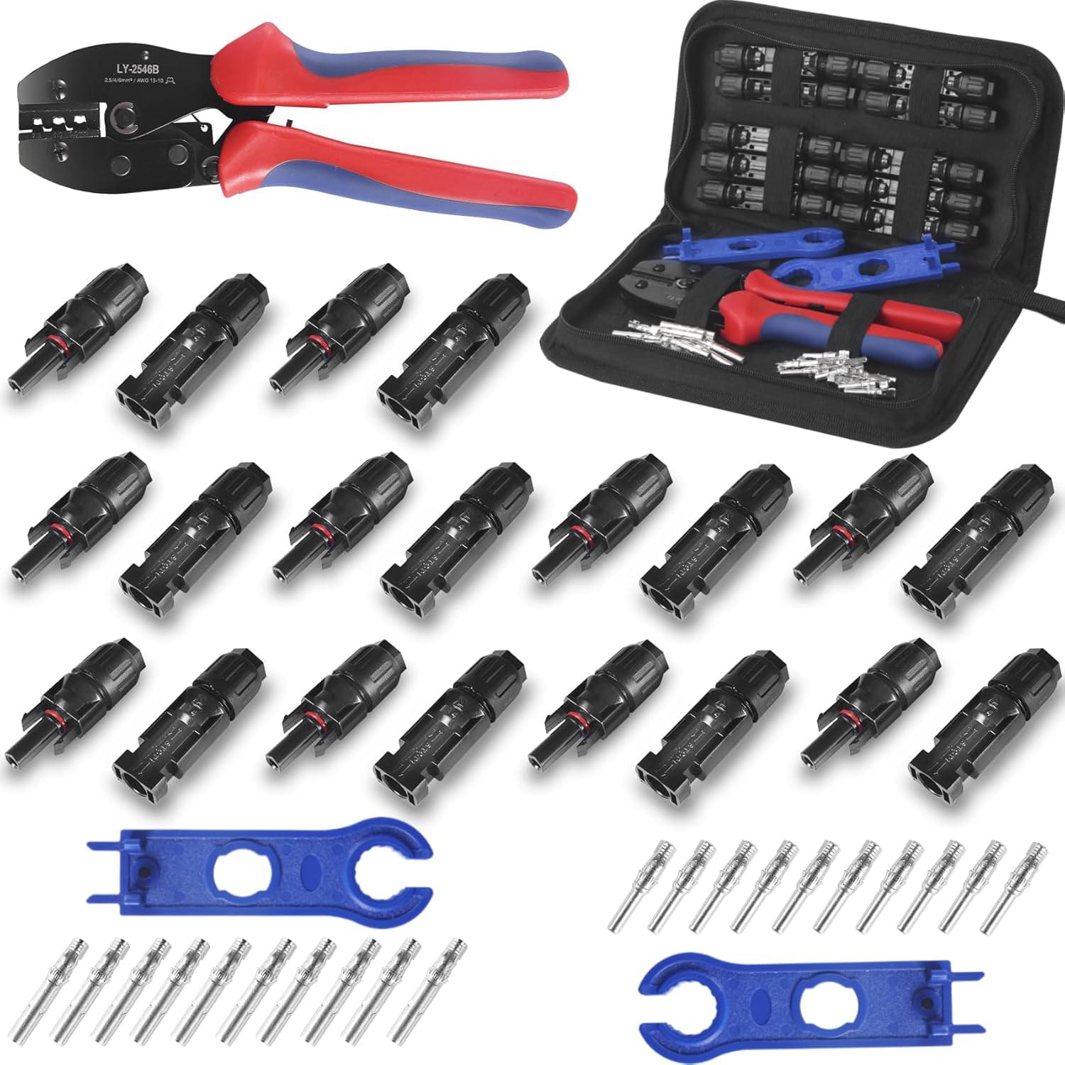 Set Sertizare Onuvio® pentru Cabluri Panouri Solare 2,5mm, 4mm, 6