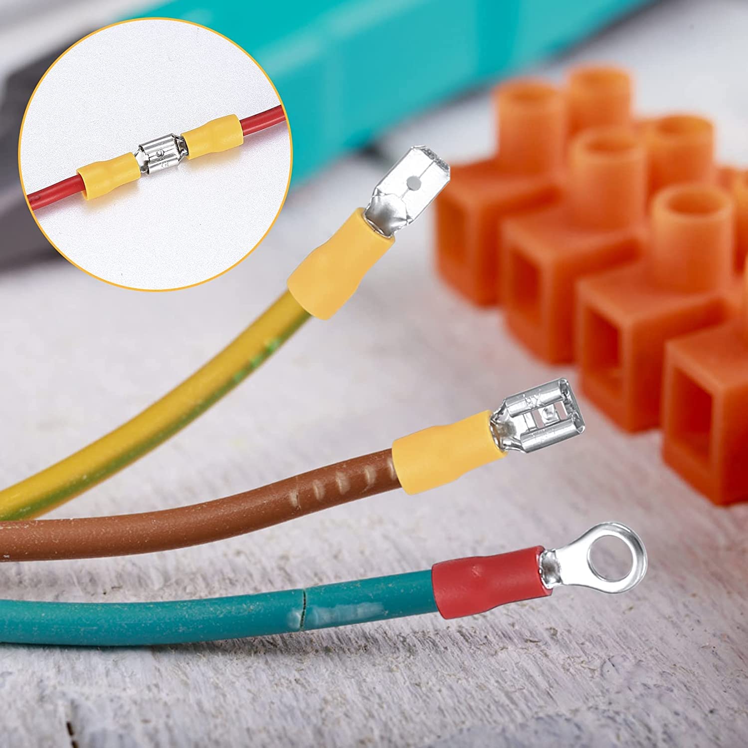 Set pentru decablat si sertizat, cleste dezizolare si 280 conectori terminali mama-tata, 0.2-6.0mm2 pt decablare, 0.5-6.0mm2 pt sertizare, onuvio®