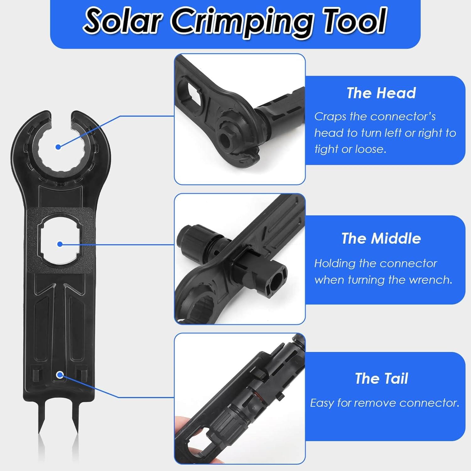Set 10 conectori mc4 onuvio® pentru panouri solare fotovoltaice, mamă/tată, 1000v 45a, certificare ce rohs, rezistent la apa ip67