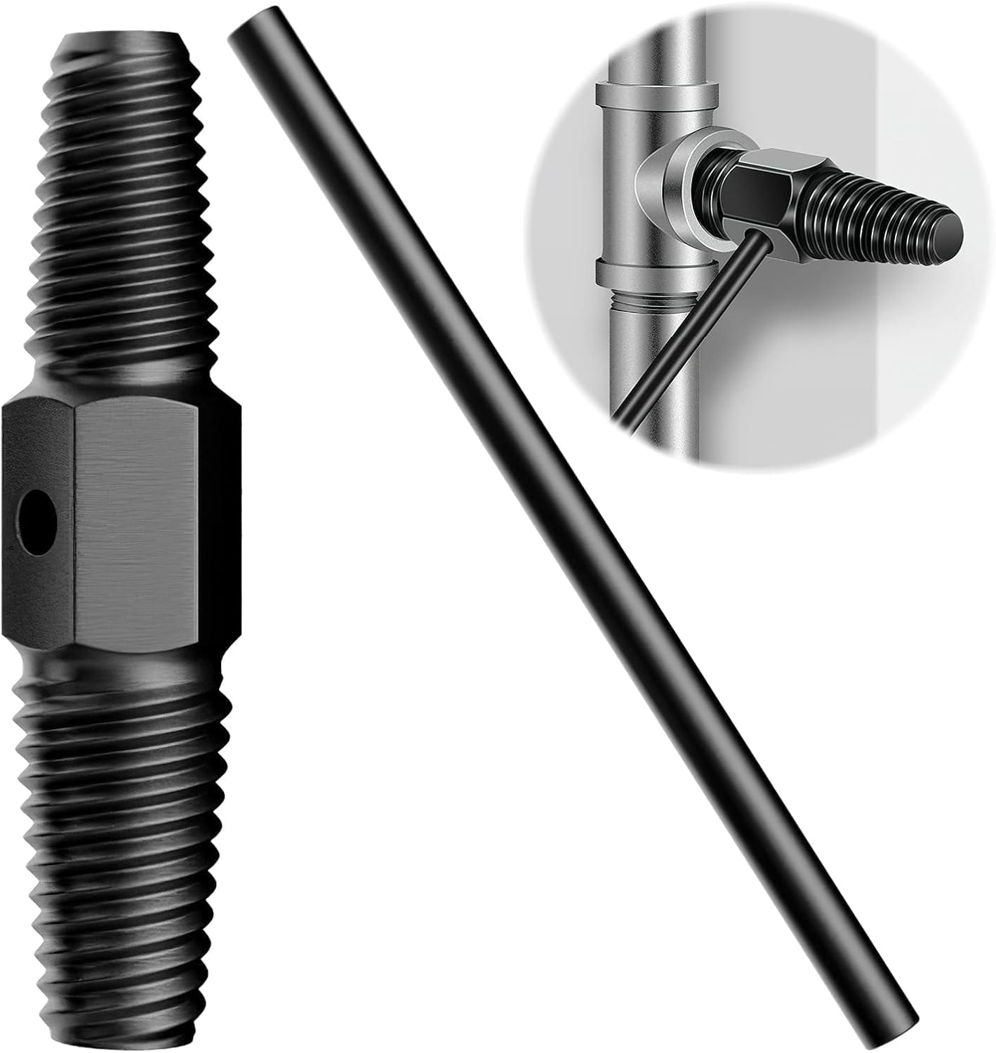Set instalatii filiere si tarozi pentru tevi ppr/pvc – 1 tol, 3/4, 1/2, portfiliera + extractor capete rupte/blocate 1/2 & 3/4 – onuvio®