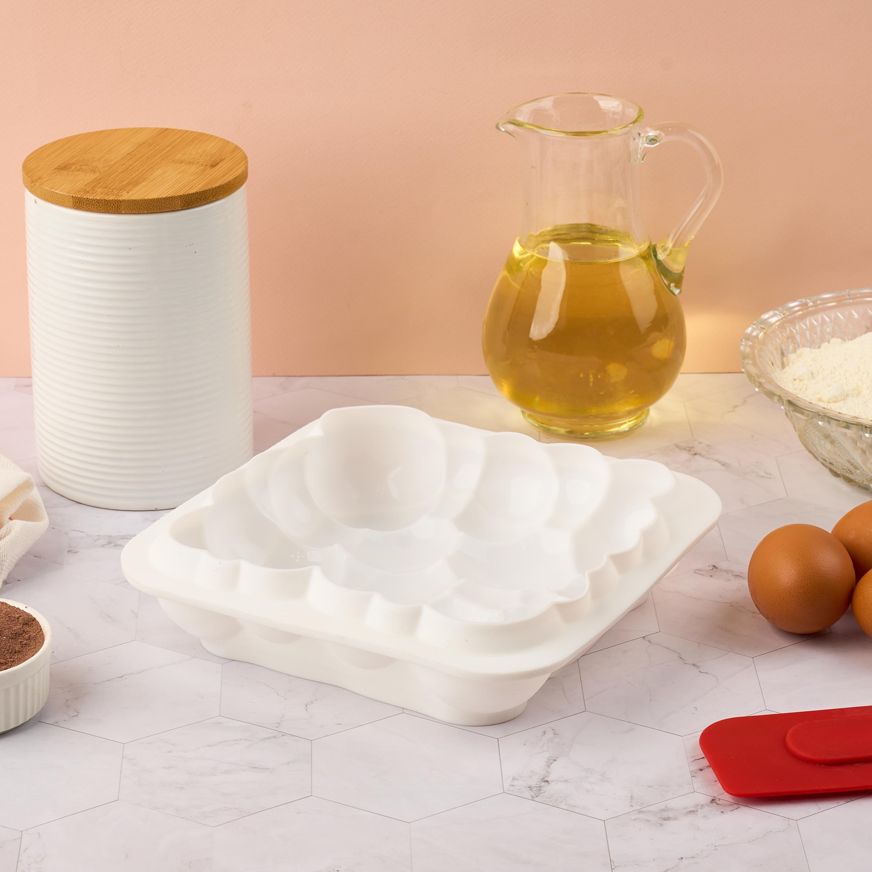 Forma pentru blat/prajituri din silicon alimentar, antiaderenta, reutilizabila, rezistenta pana la 250°c – model nor – onuvio®