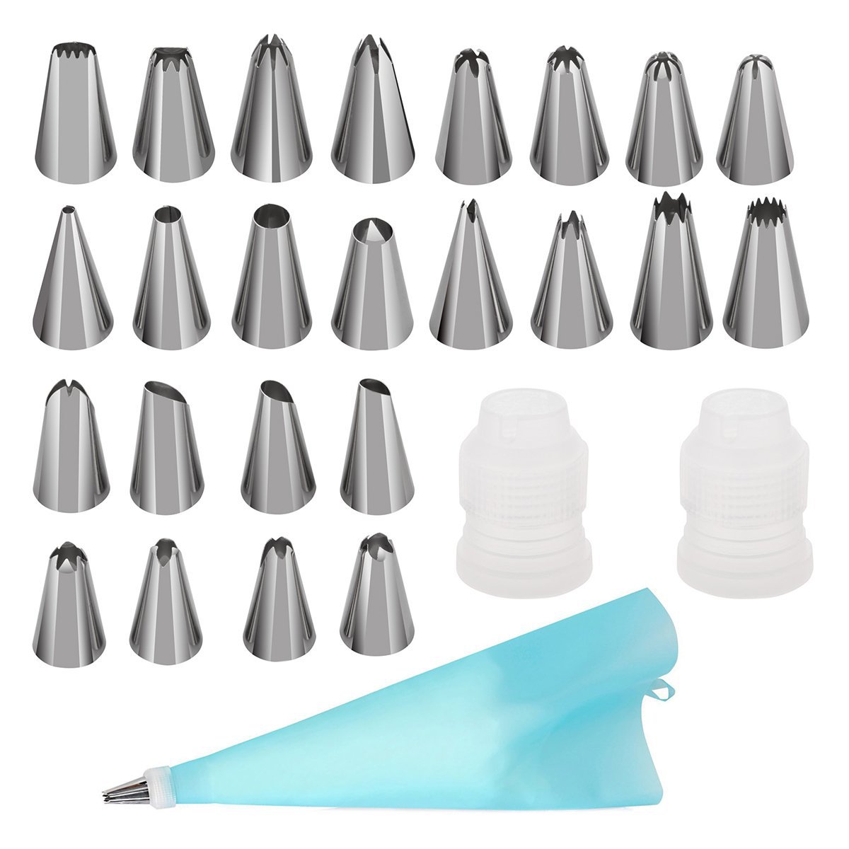 Set cofetarie/patiserie, 72 piese, duiuri pentru ornat si decorat prajituri, torturi, onuvio™