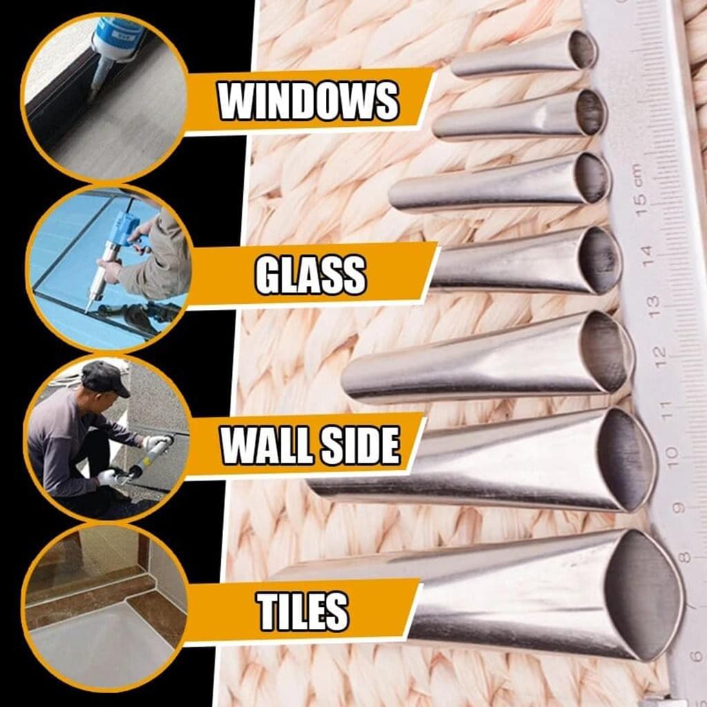 Set profesional aplicat silicon, 14 duze inox