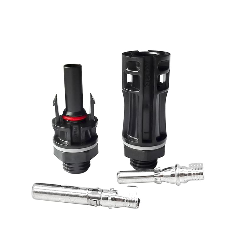 Set 4 conectori mc4 panel-mount evo2 m+f onuvio – 1500v 30a, trecere prin panou pentru cutii de distributie si panouri electrice, cablu solar 2.5–6 mm2, kit 2 mama + 2 tata, cu piulita si o-ring