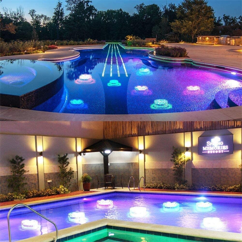 Set 4 led subacvatice ambientale cu telecomanda ip68 onuvio™