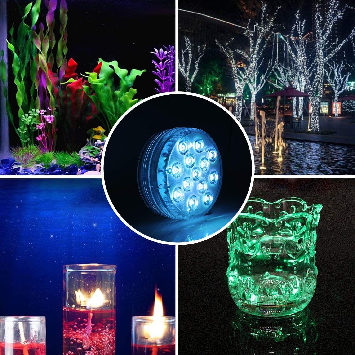 Set 4 led subacvatice ambientale cu telecomanda ip68 onuvio™