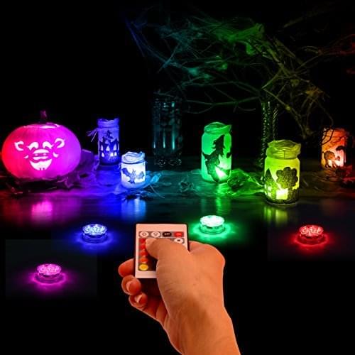 Set 4 led subacvatice ambientale cu telecomanda ip68 onuvio™
