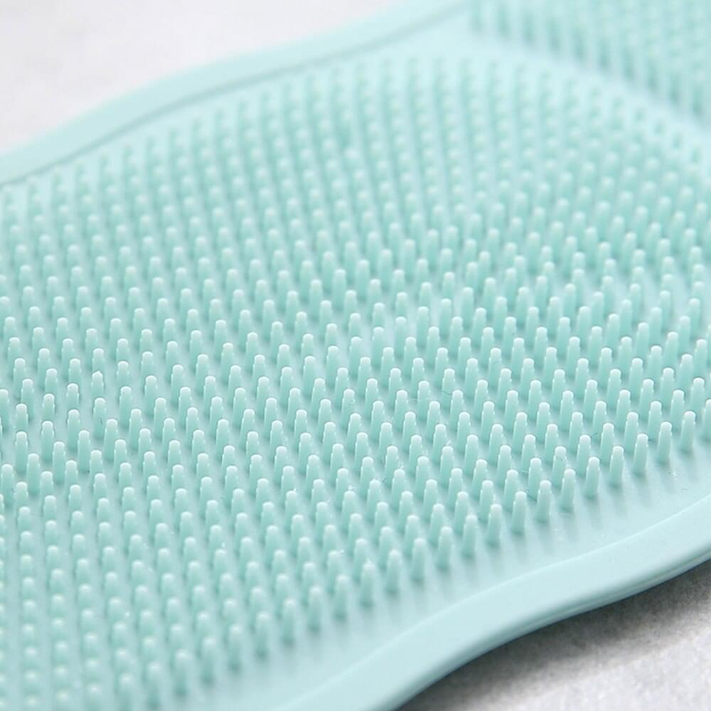 Perie pentru spalat spatele din silicon / banda antibacteriana