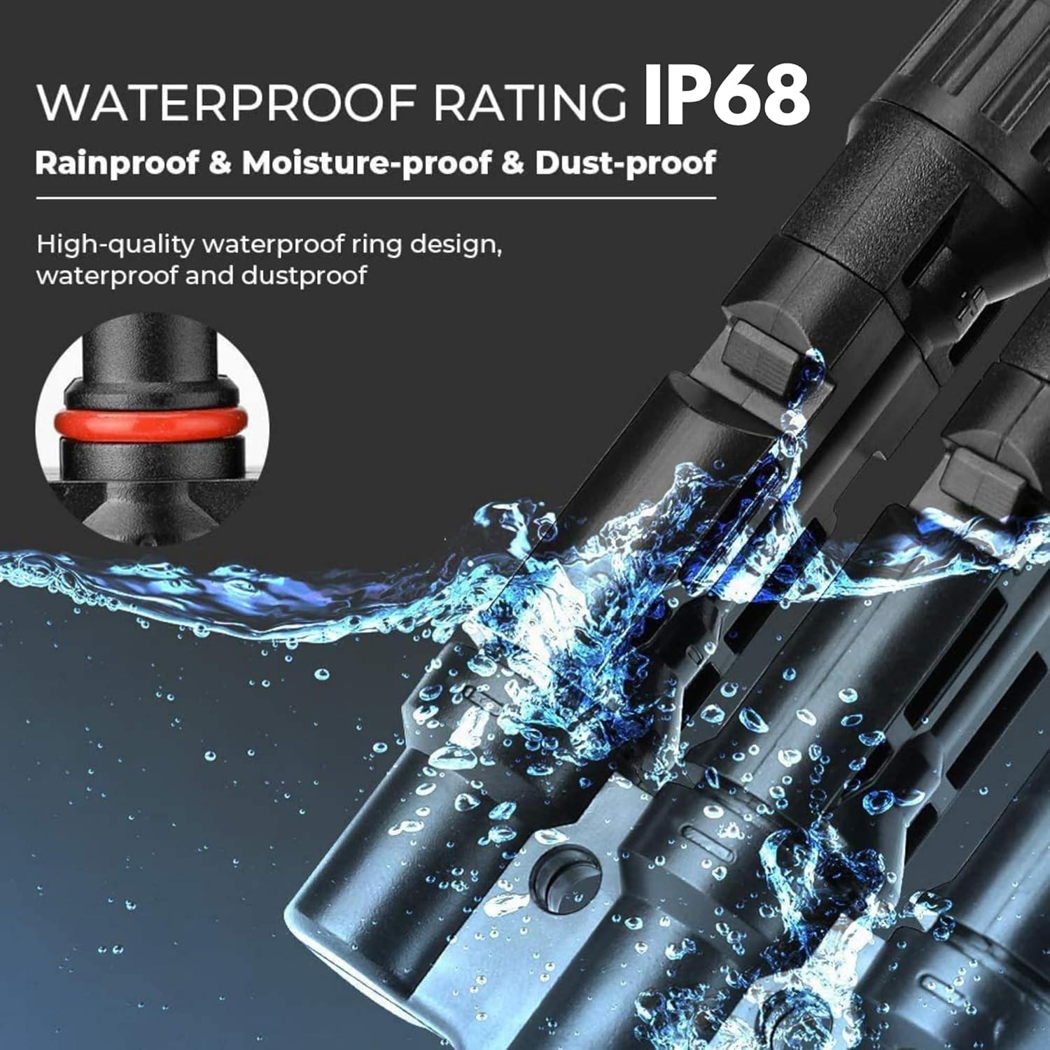 Splitter conector solar mc4 tip t 1 la 5 – pereche m→fffff + f→mmmmm, 1500v dc 50a, ip68, material ppo, rezistent uv, pentru cabluri 2.5 mm2, 4 mm2, 6 mm2 – onuvio®