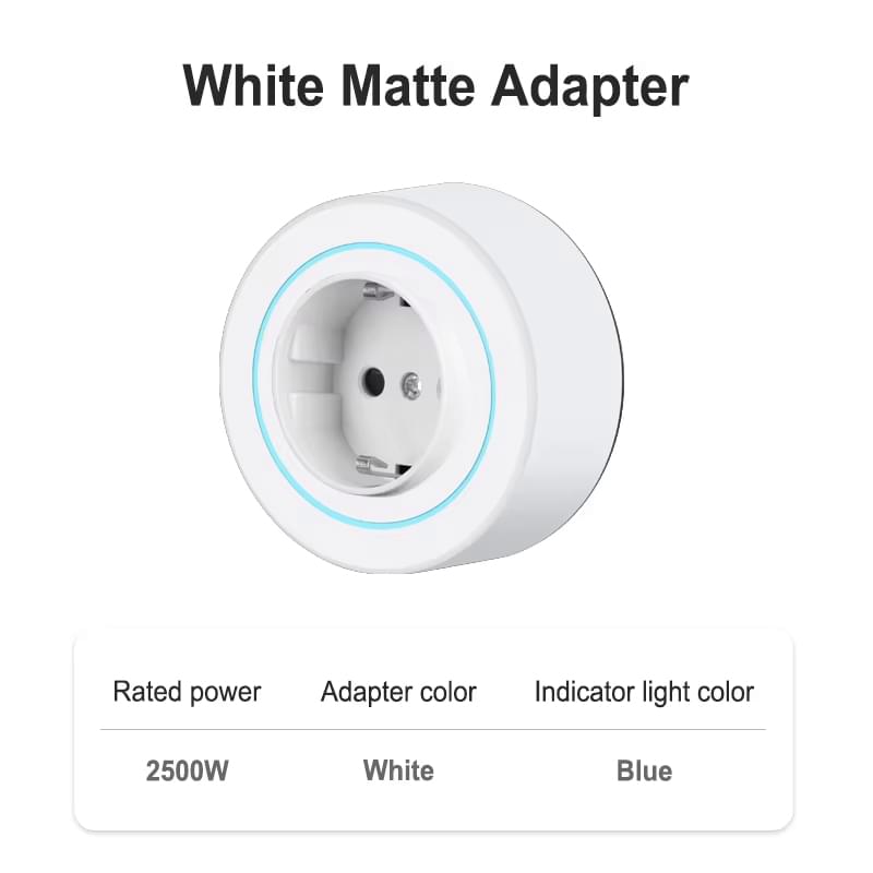 Sina modulara prize onuvio® 50cm, 8000w, 4 adaptoare (3x priza eu cu impamantare + 1x usb + type-c), montaj perete/blat, sistem premium birou/bucatarie, alb