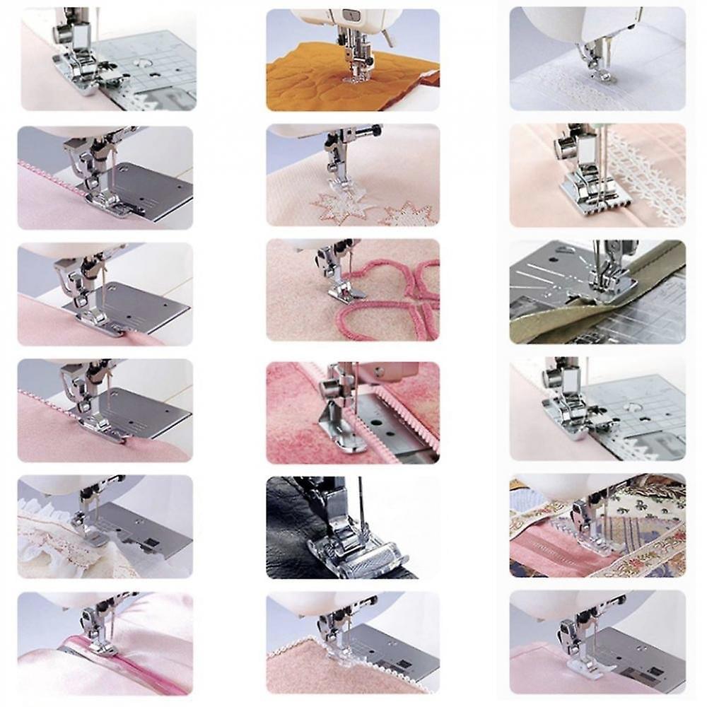 Set 32 picioruse universale pentru masina de cusut,  onuvio™