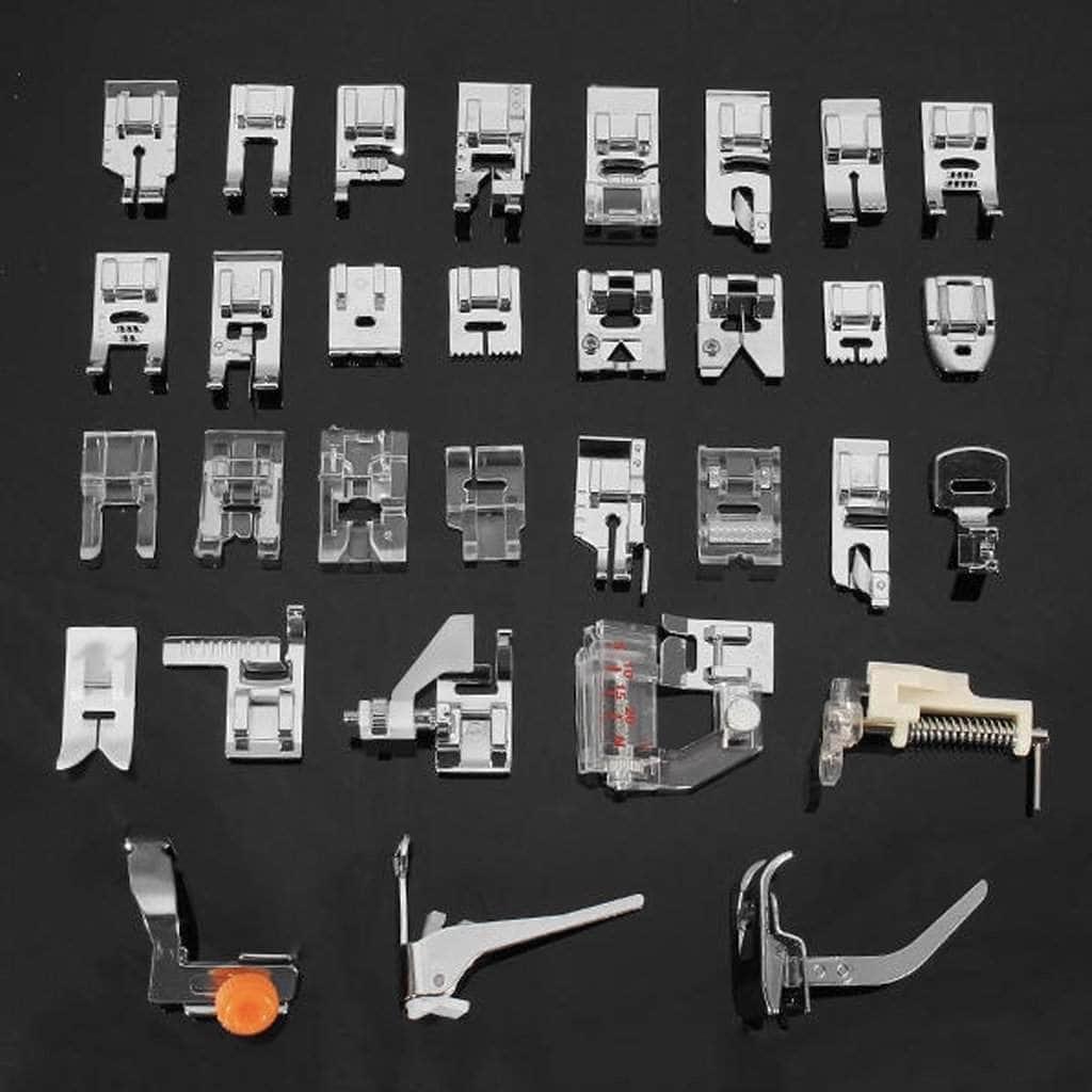 Set 32 picioruse universale pentru masina de cusut,  onuvio™