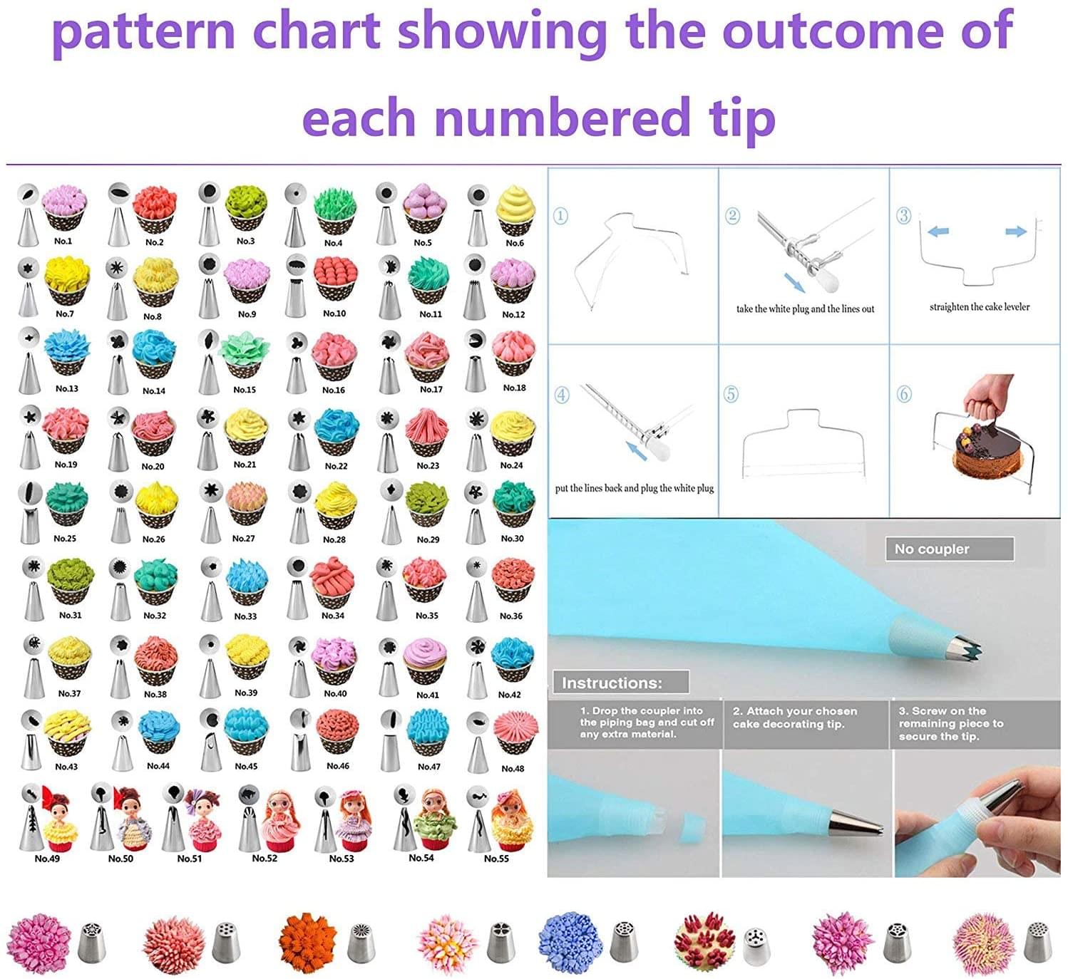 Set platou rotativ 137 piese, duze pentru ornat si taietor blat, onuvio™ carina 