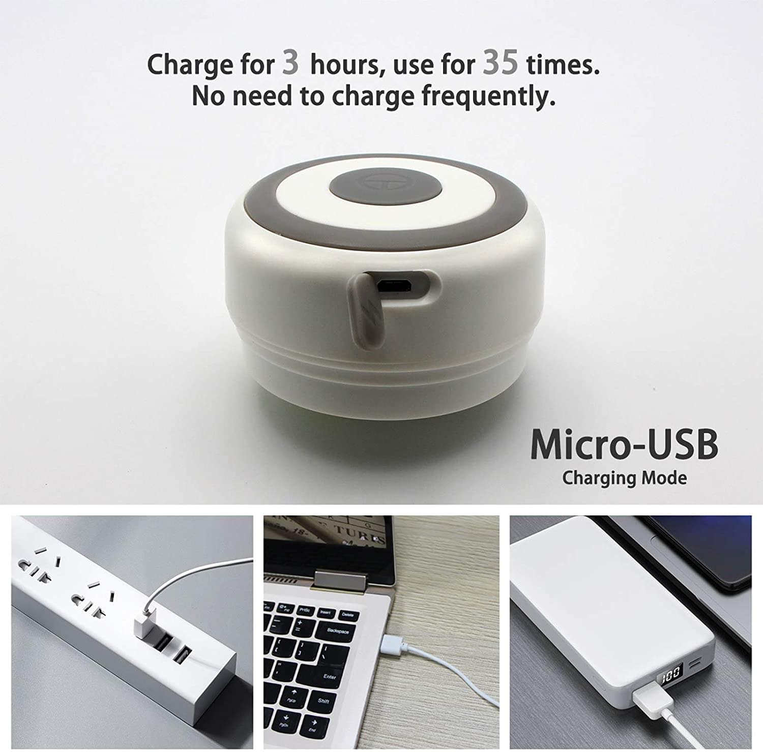 Set mini tocator electric fara fir, usb, capacitate mare, 3 lame, onuvio™ 