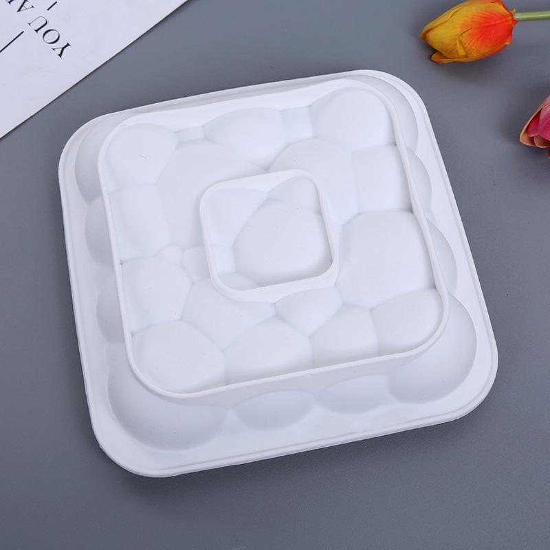 Set doua forme silicon inima si nor 3d bubble,  pentru copt blat, tort, onuvio™