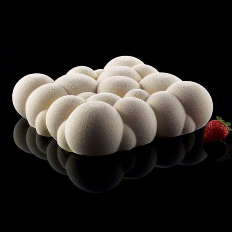 Set doua forme silicon inima si nor 3d bubble,  pentru copt blat, tort, onuvio™