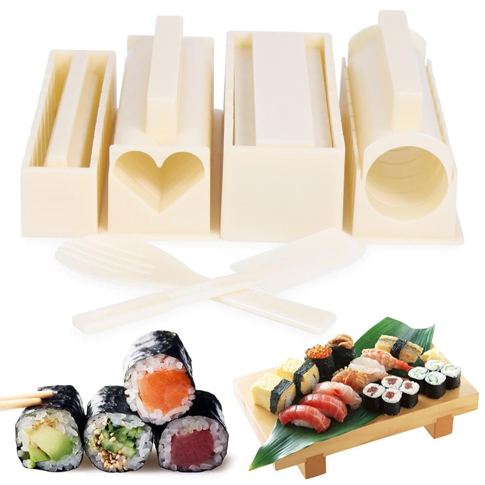 Set complet pentru preparare sushi - 10 piese onuvio®, ustensile premium, ideal pentru sushi acasă