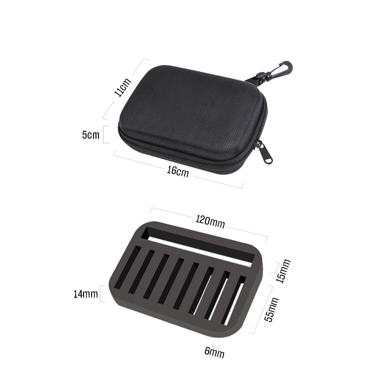 Set pescuit, lingurite rotative,16 piese, geanta transport impermeabila onuvio®
