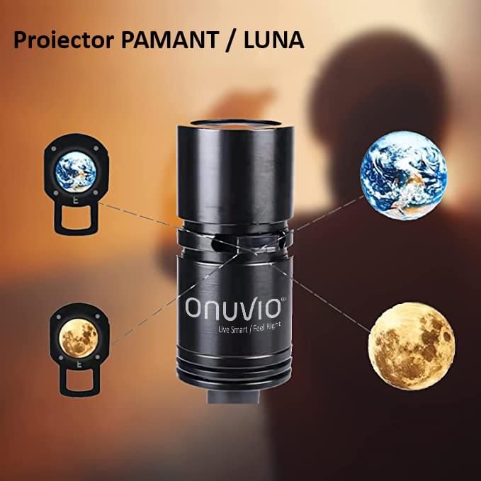 Lampa proiector earth / moon pentru interior cu led de 3w, onuvio®