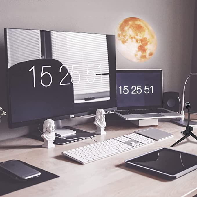 Lampa proiector earth / moon pentru interior cu led de 3w, onuvio®