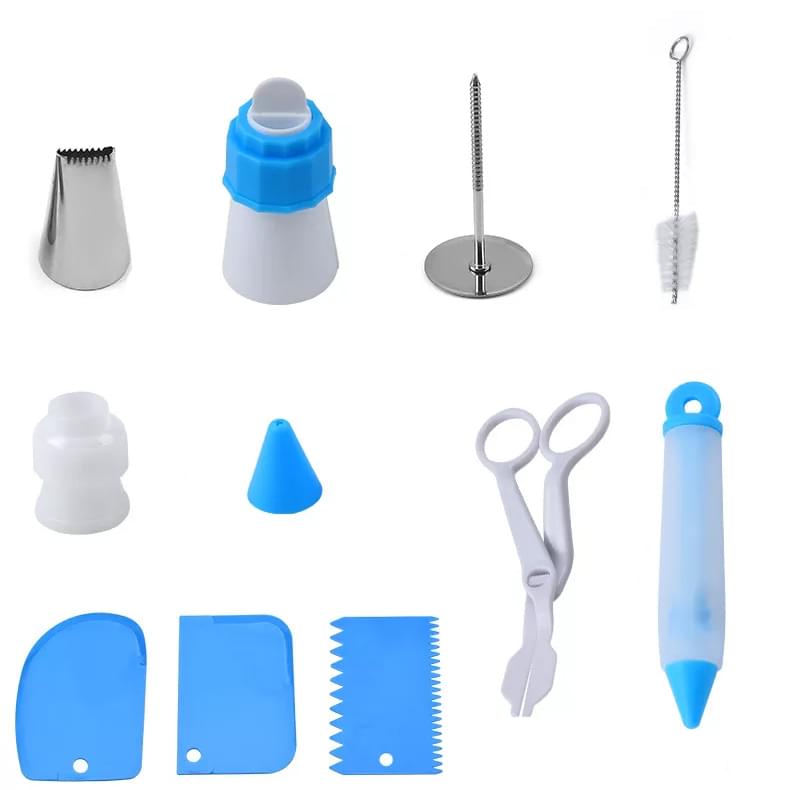 Set platou rotativ 66 piese, duze pentru ornat si modelatoare martipan, onuvio™ elena