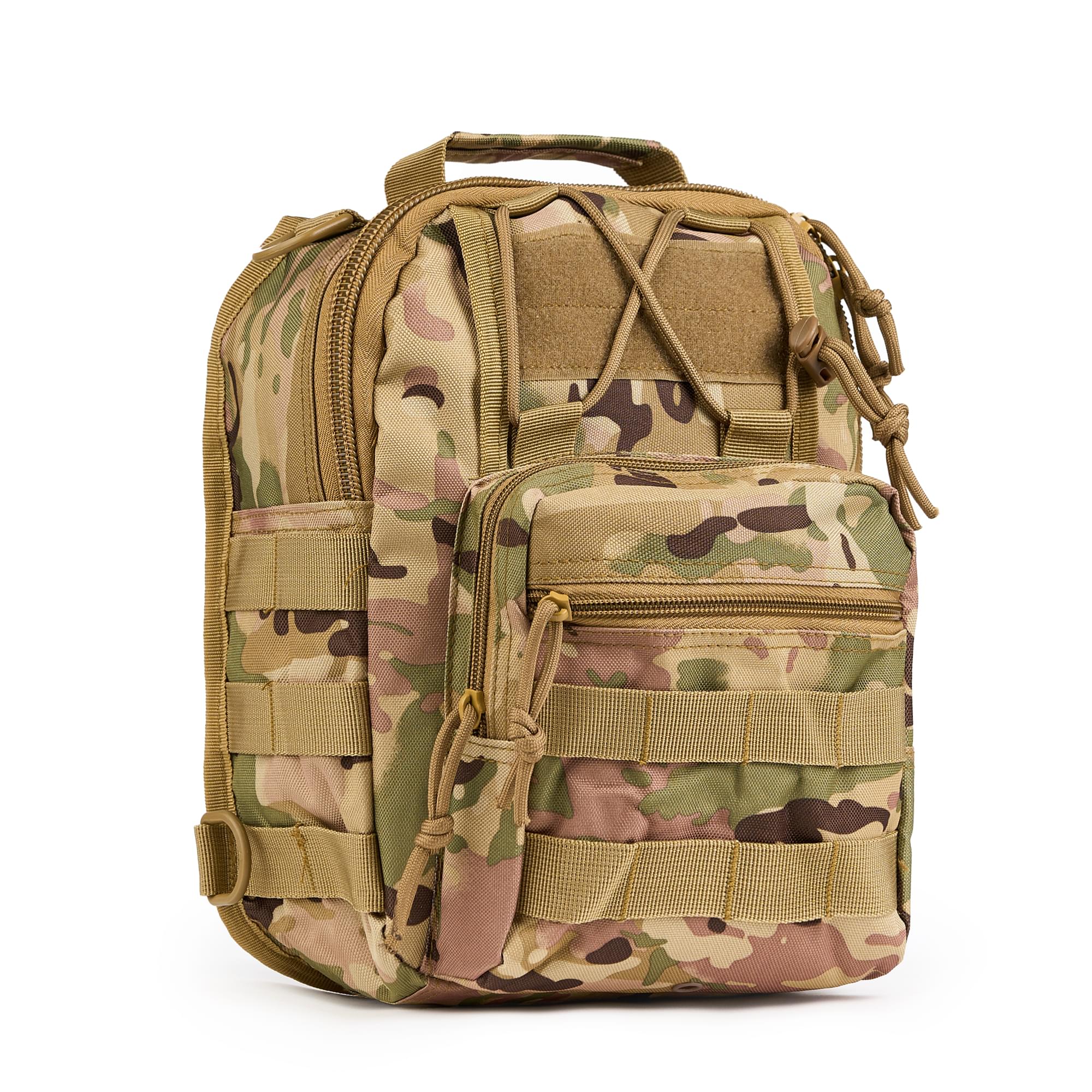 Geanta tactica de umar profesionala, borseta multifunctionala camuflaj militar, 10 litri, onuvio® - light camo