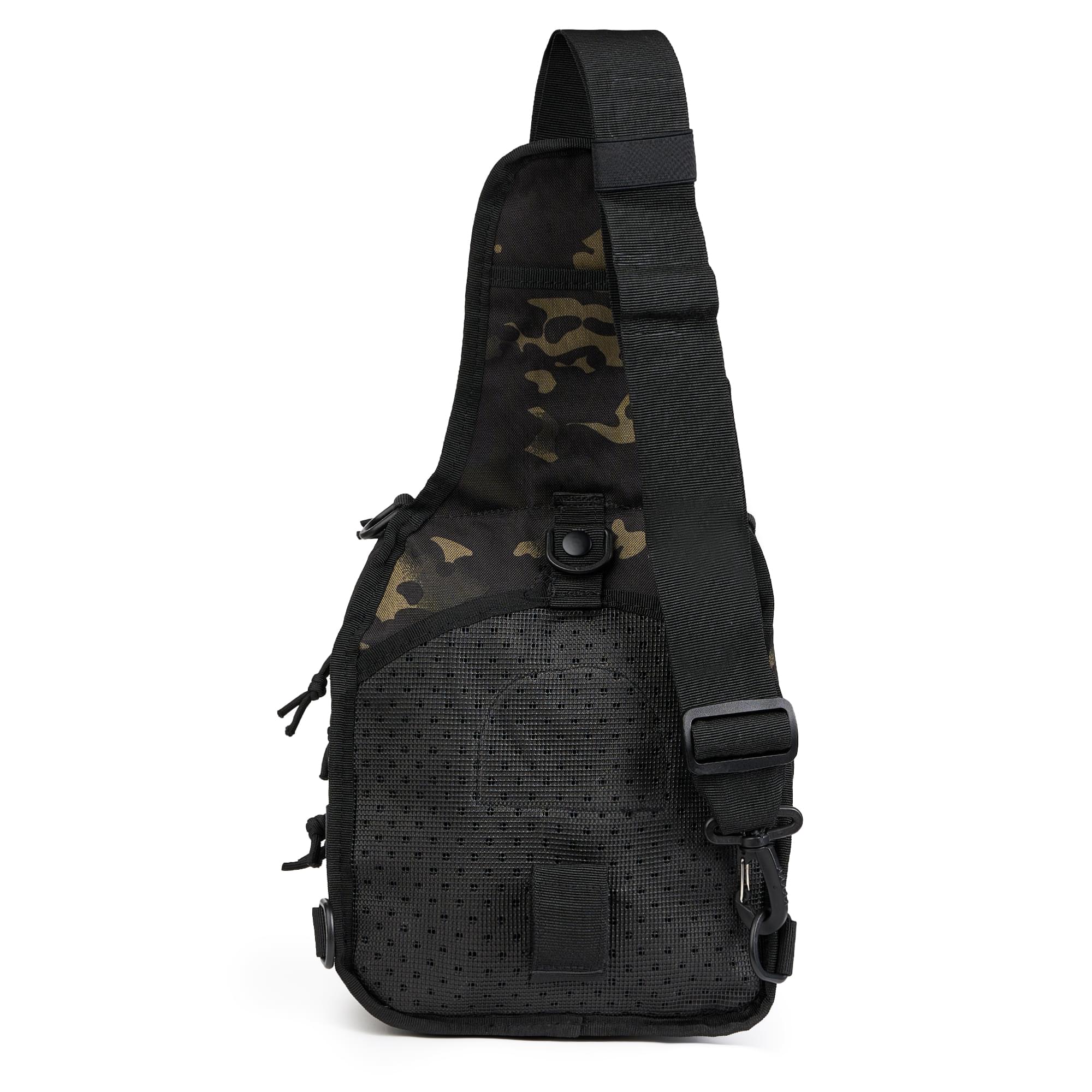 Geanta tactica de umar profesionala, borseta multifunctionala camuflaj militar, 10 litri, onuvio® - dark camo