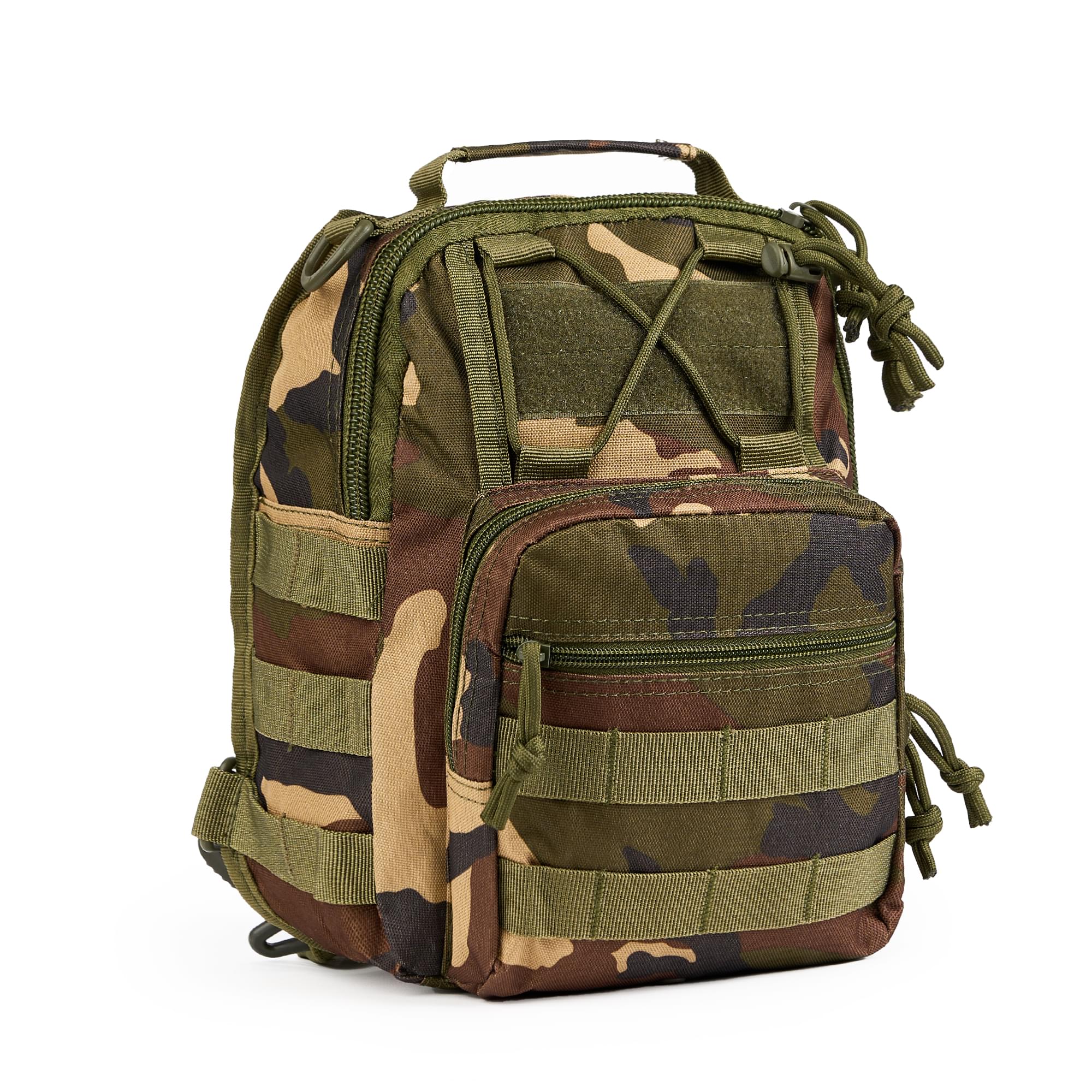 Geanta tactica de umar profesionala, borseta multifunctionala camuflaj militar, 10 litri, onuvio® - wood camo