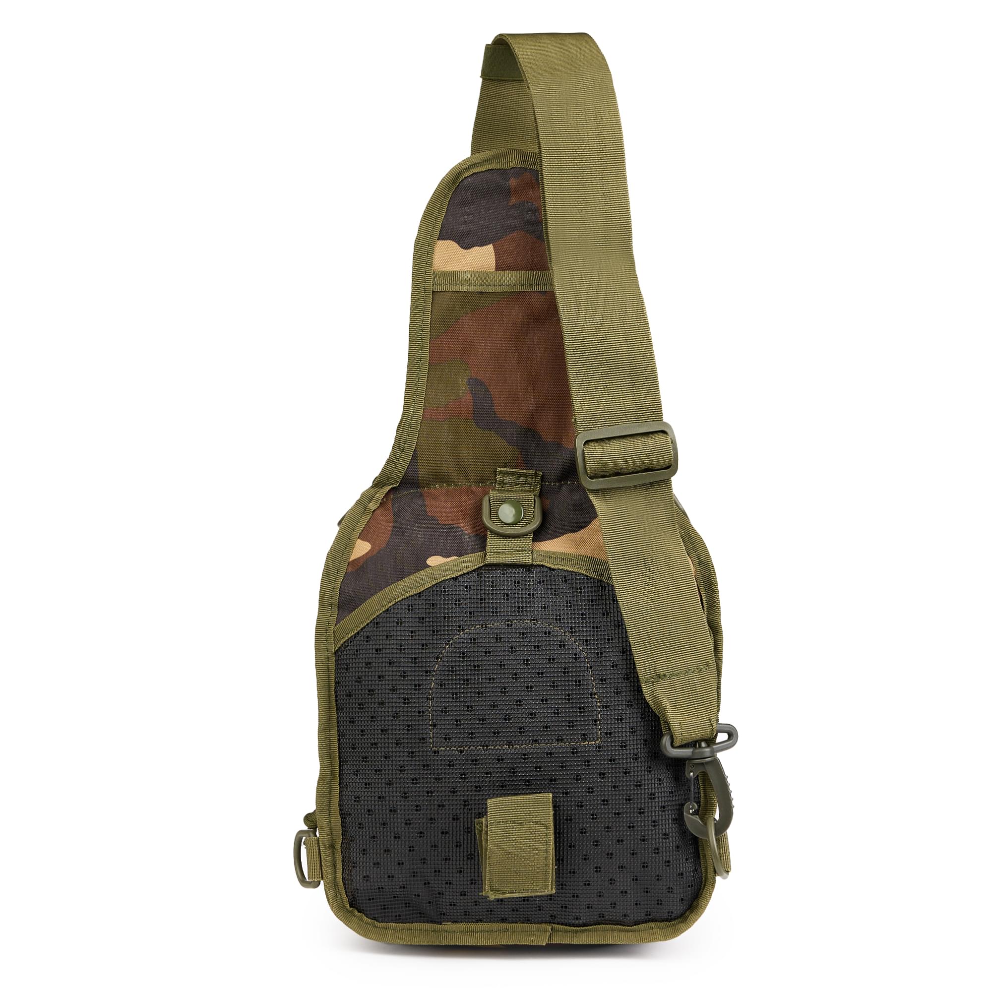 Geanta tactica de umar profesionala, borseta multifunctionala camuflaj militar, 10 litri, onuvio® - wood camo