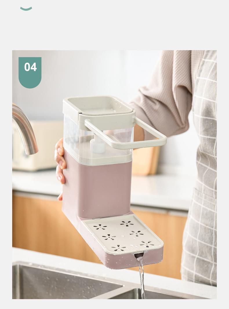 Suport bucatarie multifunctional pentru detergent vase, burete, laveta si accesorii curatenie vase de bucatarie, pentru chiuveta, onuvio™